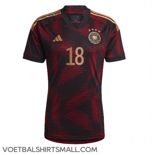 Duitsland Jonas Hofmann #18 Voetbalkleding Uitshirt WK 2022 Korte Mouwen